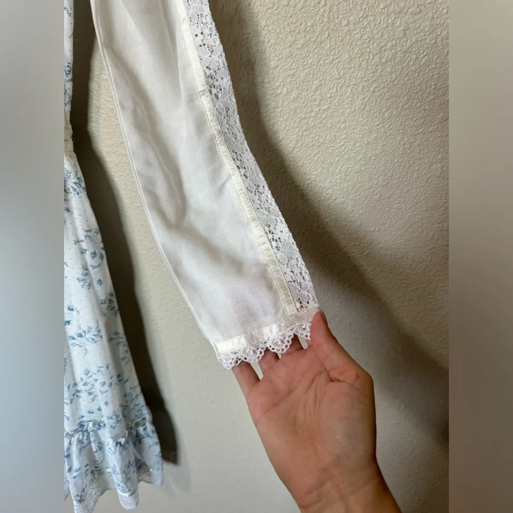 RARE 1960s Gunne Sax Boho Cottagecore Fairycore Peasant Dress - Picture 14 of 14